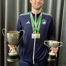2024 Senior Trampoline and tumble trophy and medal winner 